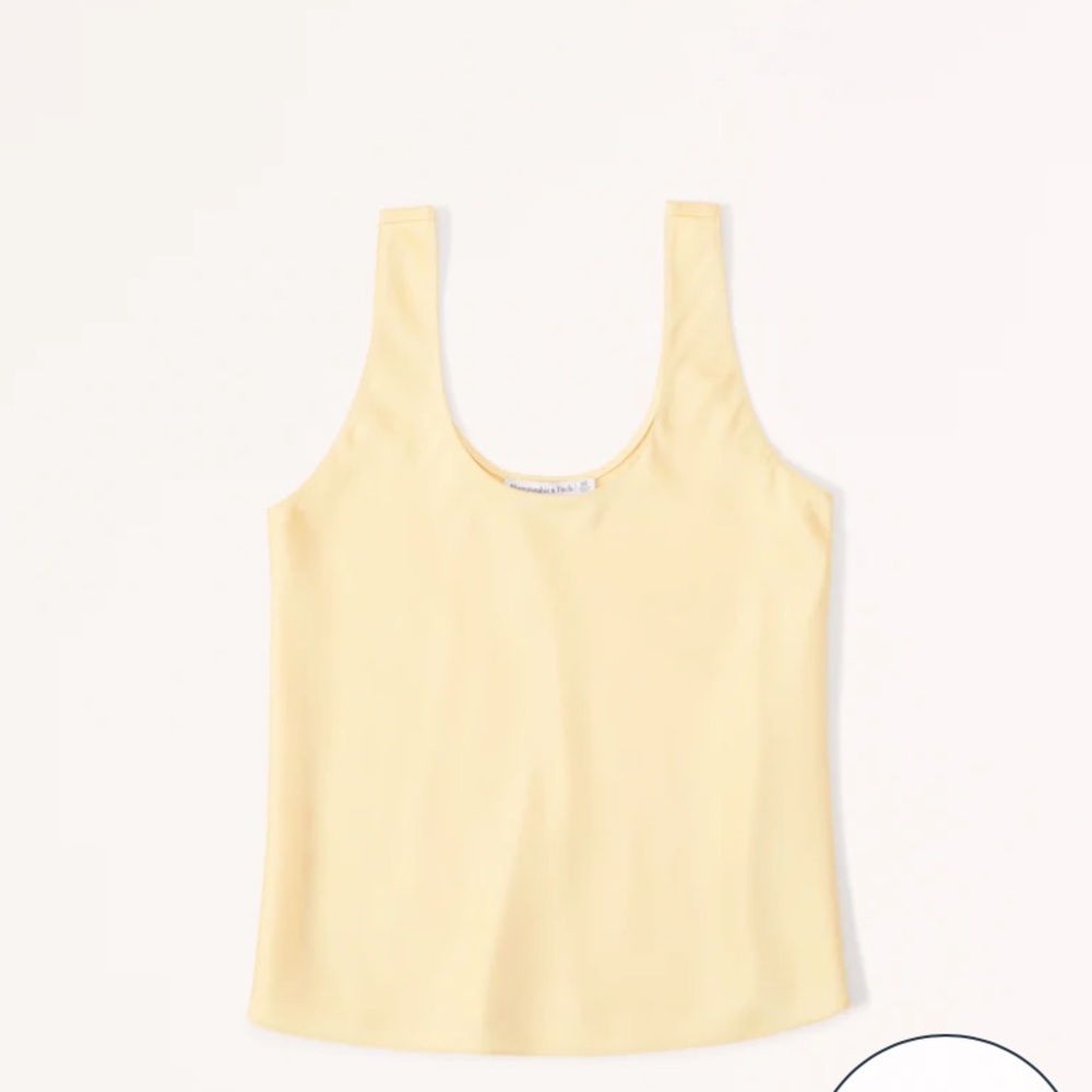 Abercrombie Satin Scoop Tank